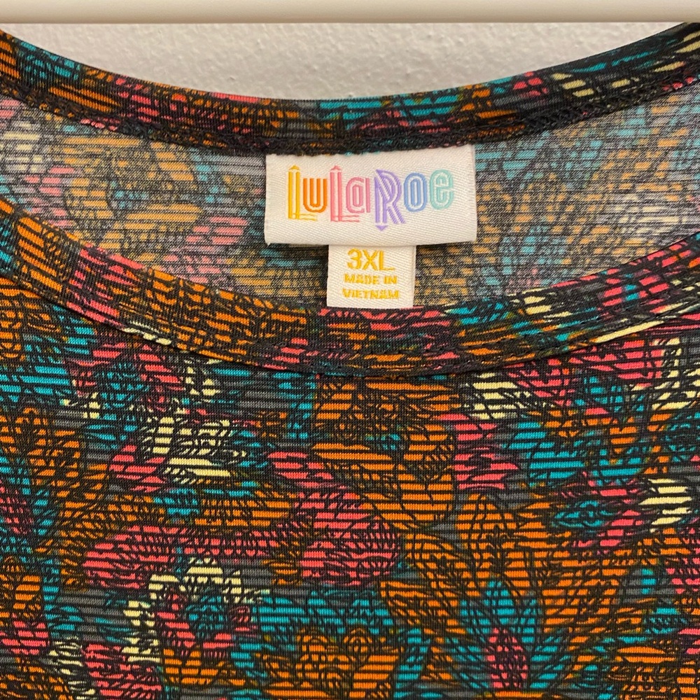 LuLaRoe Colorful Patterned Midi Dress